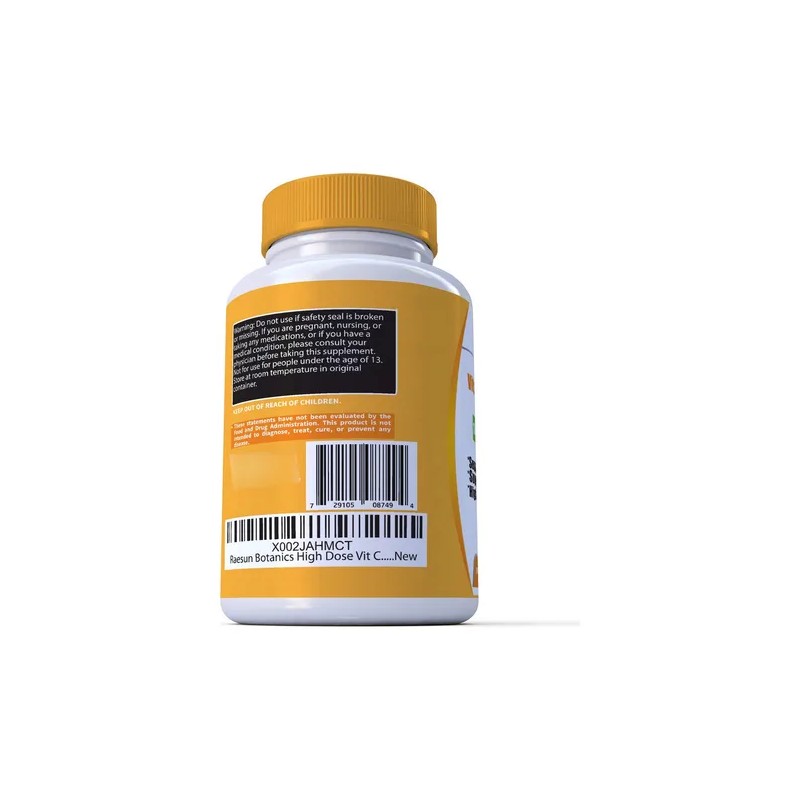 Raesun Botanics Vitamina C 1200 Mg Zinc Capsulas Vegetales