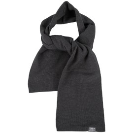 2Stoned Deluxe Hat with Visor Beanie Cap in 10 Colours and 2 Sizes for Women, Men and Children, Dark Grey (Scarf)