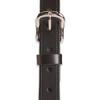 Hawkdale Womens Leather Belt - 1 Inch Skinny - Black,
