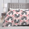 Cute Raccoon Blanket for Girls Women Gifts for Raccoon Lovers