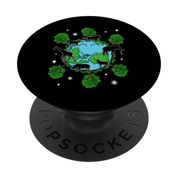 Earth Animals Environment Smile Earth Animal Climate Change PopSockets Standard
