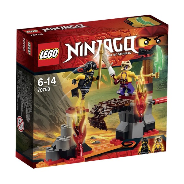 Lego Ninja Go magma bridge 70753