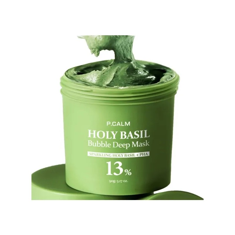P.calm Holy Basil Bubble Deep Mask 90g Tipo De Piel