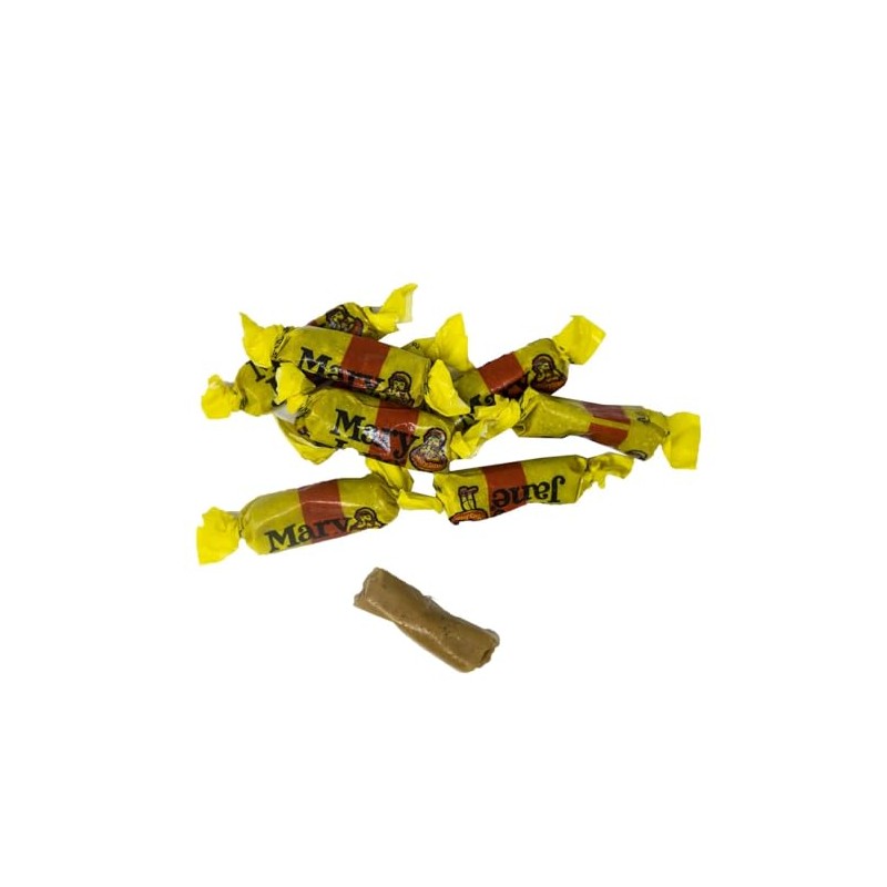 YANKEETRADERS Classic Peanut & Molasses Bite sized Candy, Mary Janes,