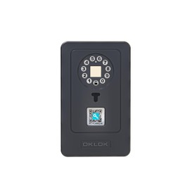 SFW New Smart Lock Box,Bluetooth Key Box with App Control & Passcode, Waterproof Wall Mounted & Door Hanging Security Key Lock Box for Home Realtor Office Home Warehouse