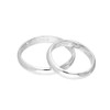 Sterling Silver Handcrafted 4mm Wedding Band Ring | Size -