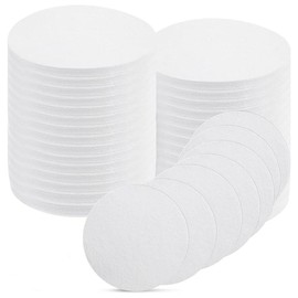 100 Sheets Microwave Kiln Papers 4.7 Inch Round Ceramic Fiber Paper Insulation Ceramic Fiber Blanket for Glass Fusing DIY Crafts Supplies