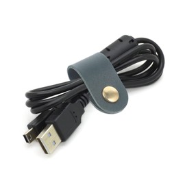 WOONEKY 5 Pack Cord Organizer Headphone Cord Storage Buckle Desk Cable Holder Cable Strip for Artificial Leather