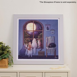 Pintoo Jigsaw Puzzles 900 Piece for Adults - Limduey - Viewing The Moon Beautiful Plastic Puzzle for Home Decor Zero Dust Easy Storage [H3453]