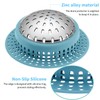 Aluvor Shower Drain Hair Catcher, Shower Drain Cover, Bathtub Drain