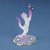 Glass Baron Princess Cat with Butterfly Figurine
