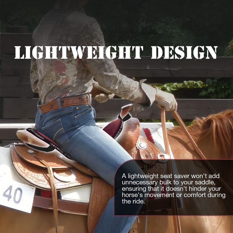 Harrison Howard Trail Seat Saver Western Tack Saddle Ride-on Pad