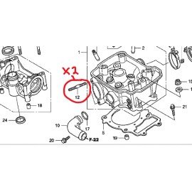 HONDA CRF150R CRF 150R CRF150 CRF150RB EXHAUST HEAD STUDS, BOLTS & NUTS 07-25