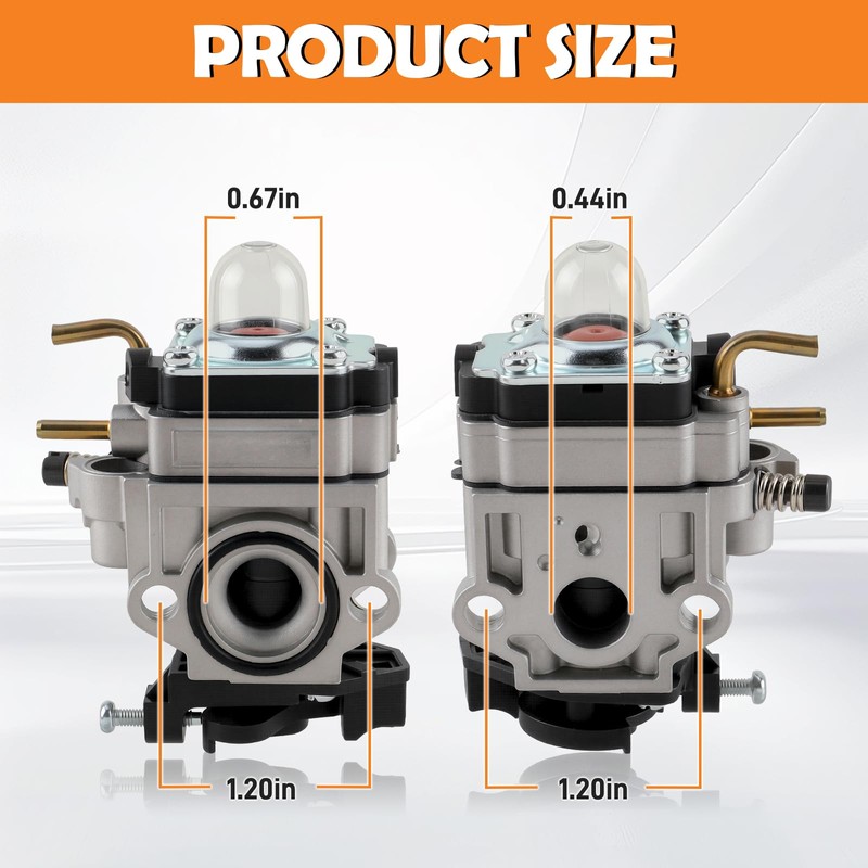 Topkidame 308054121 Carburetor Fits for Ryobi RY25AXB 25cc Gas Jet