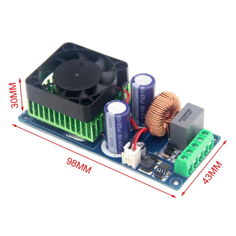 Digital Amplifier Board, High Performance 500 W Class D Mono