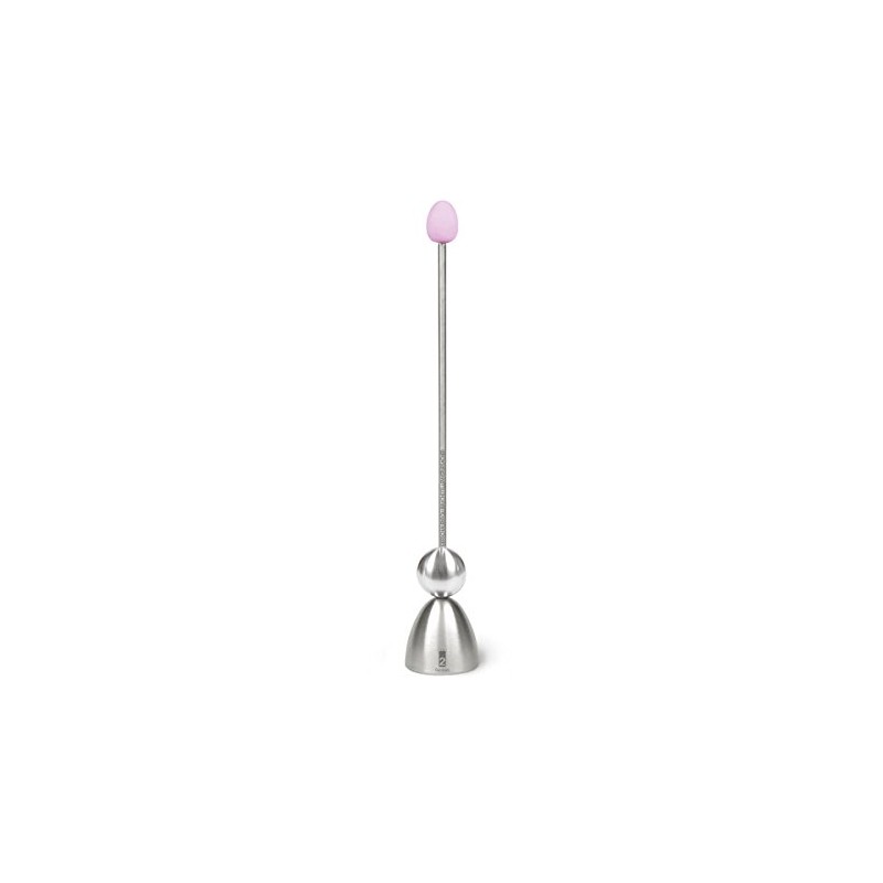 T2 TAKE TWO Take2 Clack Retro Egg Topper, Stainless Steel,