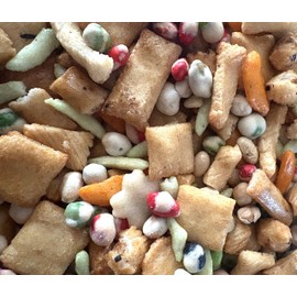 Wasabi Flavored Snack Mix - 1 lb of Assorted Spicy Crunchy Crackers and Beans in Recloseable Heat Sealed Bag