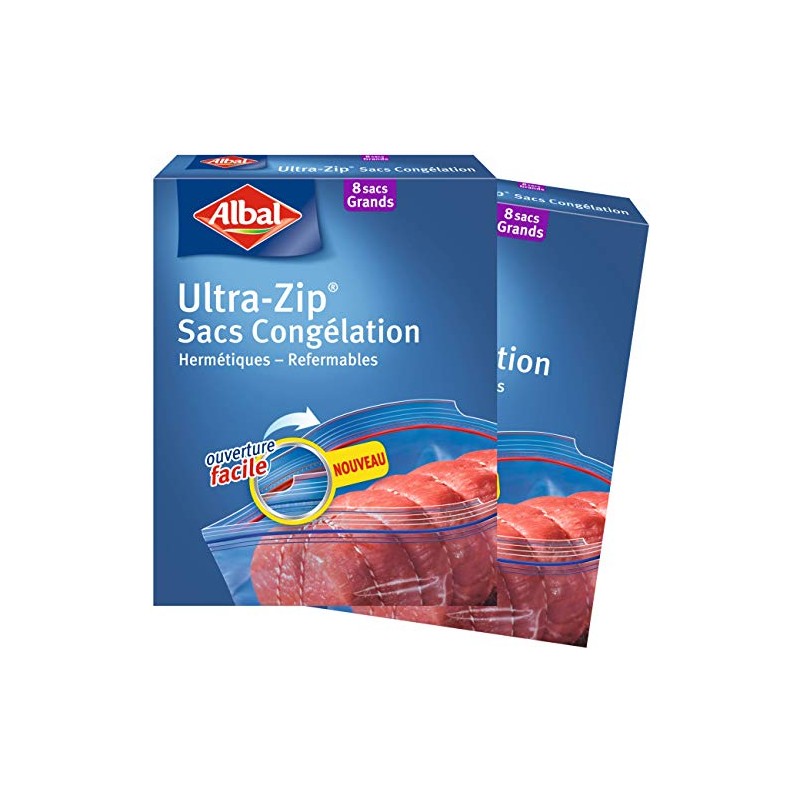 Albal Ziploc 4008871202024 Ziploc Bags (2 Packs of 8 Each)
