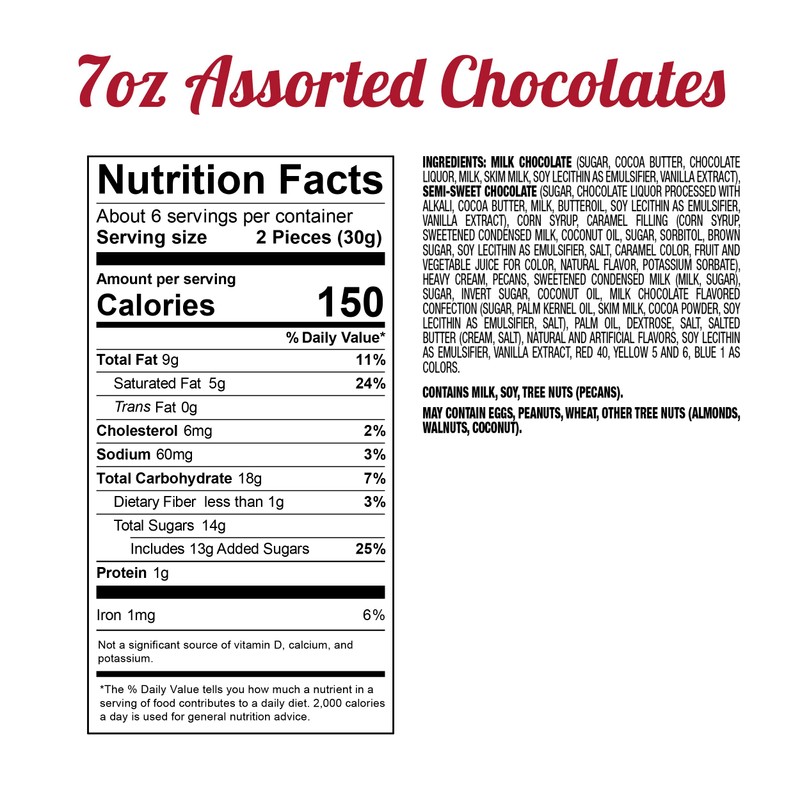 Fannie May, Milk and Dark Chocolate Holiday Gifts, Assorted Chocolates,