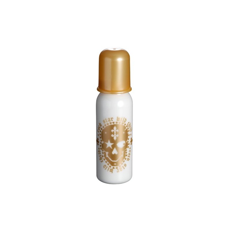 ROCK STAR BABY Baby Bottle Skull Gold L Gold