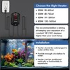 VCRAZE Aquarium Heater 200W Fish Tank Heater with External Thermostat