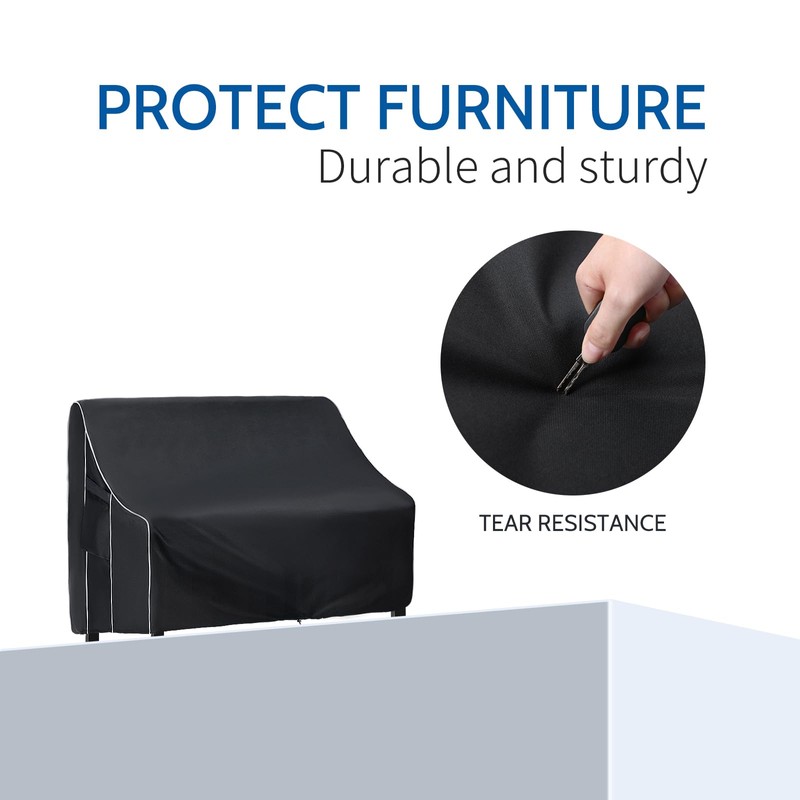 FORSPARK Outdoor Furniture Covers Waterproof, Patio Sofa Covers Heavy Duty,