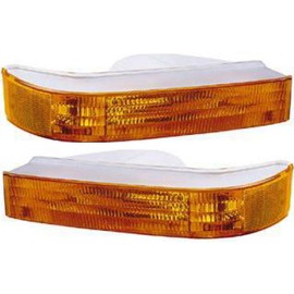 CarLights360 For Ford F-150 Parking Side Marker Light Assembly Unit 1992 93 94 95 96 1997 Driver and Passenger Side | Pair | CAPA Certified Foe FO2520116C