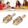 2PCS 6 Sides Rotary Dice with Shank Solid Metal Gyroscope