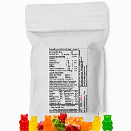 HEALING DROPS Blue Spirulina Gummies with Sea Moss Gummies - Superfood Supplement (2 Pack)