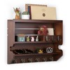 Innovation Key Holder for Wall, Mail Organizer with Key Hooks,