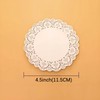DOUSUI White Paper Doilies 100PCS,4.5 inch Round Lace Paper Doilies