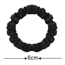 12 Pack Hair Scrunchies, Ponytail Holders Elastic Hair Bands Satin for Girls Women Soft Hair Scrunchies Elastic Hair Bands Skinny Hair Ties