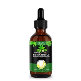 Aliver Black Castor Oil, Jamaican BlackCastor Oil for Hair, Skincare, Nails, Eyebrows2.02f1.0z - Specification: Castor Oil (60ml)*1