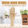 XLKJ Model Hand Made of Wood, Flexible Right Wooden Hand