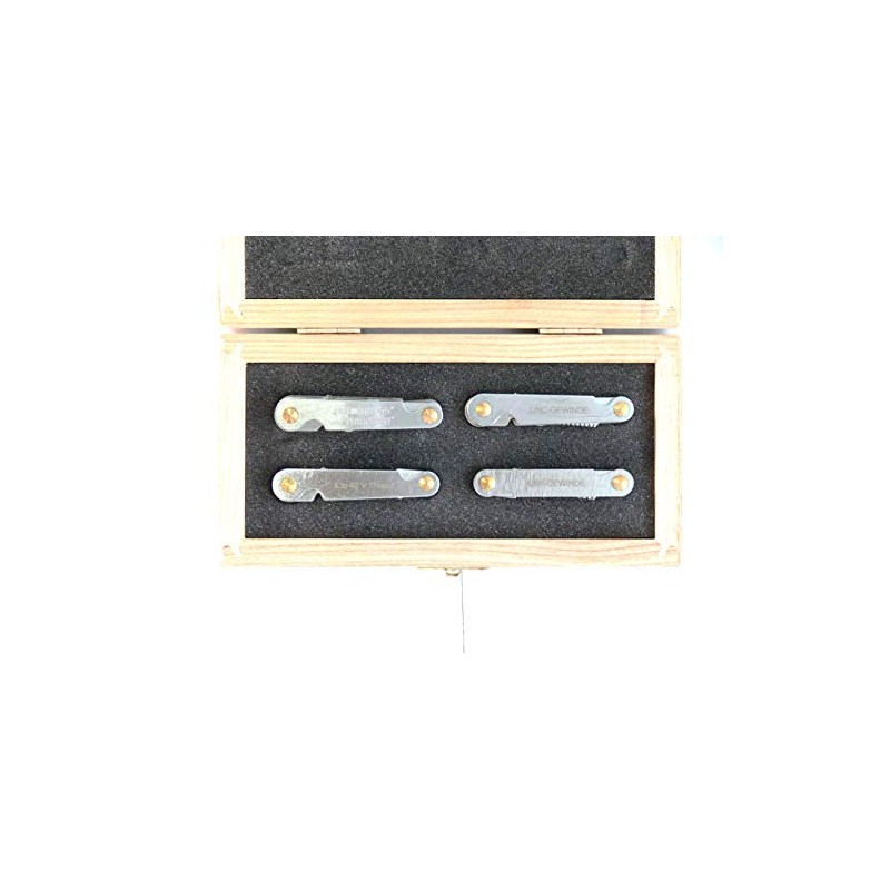 Thread Gauges Set 4 Pieces Metric Whitworth UNC UNF BSW