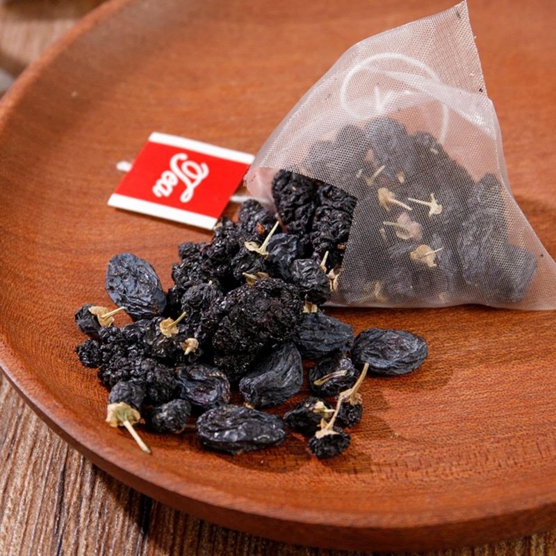 Blueberry Tea Bags, Premium Blueberries Mulberries Black Goji Berries Blend