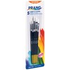 Prang Hobby Paint Brush Set, 5 Assorted Brush Sizes (94005)