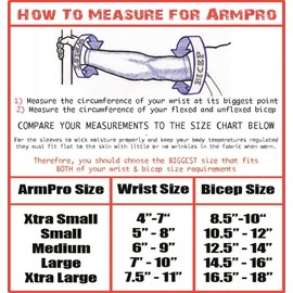 Missing Link SPF 50 Carbon It Up Wicking ArmPro Compression Sleeves APCU (XS)