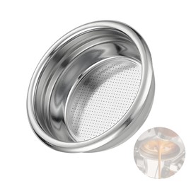58 mm Filter Basket for Portafilter - Professional for E61 Group & Rancilio/Slayer/Marzocco, 18-20 g Double Espresso, 304 Stainless Steel, Dishwasher Safe, Magnetic & Anti-Channel