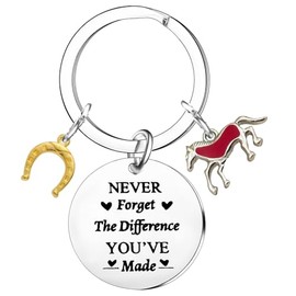 Nimteve Horse Gifts For Women Girls Inspirational Horse Keyring for Friends Horse Decor Christmas Birthday Gifts For Horse Lovers Horse Trainer