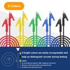 EXQUMART 5 Pcs Heavy Duty Alligator Clips Electrical, Dual Ended