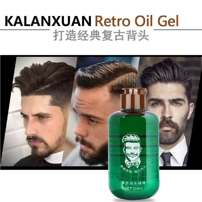 KALANXUAN Retro Oil Head Gel Hair Gel 200ml GEL POMADE