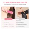 Hair Oil Applicator Comb, Hands-Clean Oiling Brush for Quick Even