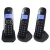 Genérico Teléfonos Inalámbricos M750-3 | con Identificador | 3 Piezas