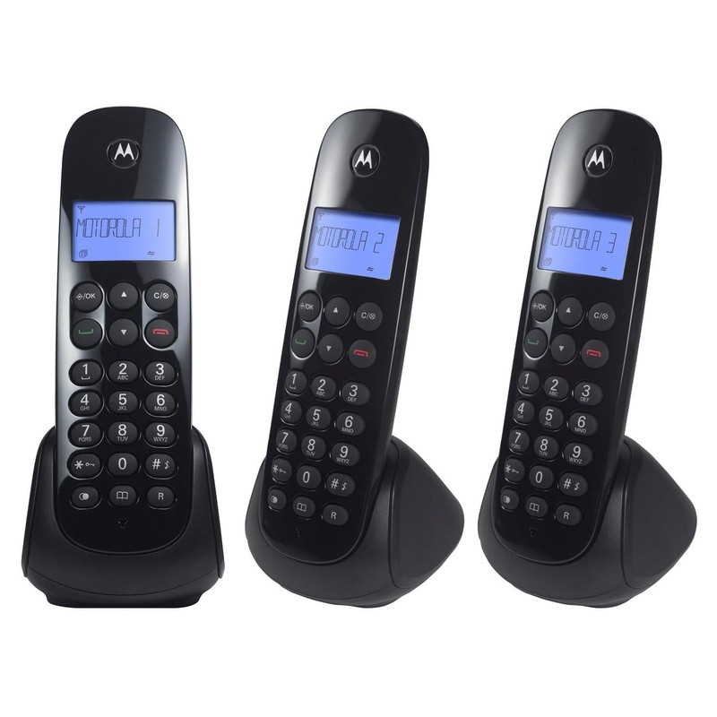 Genérico Teléfonos Inalámbricos M750-3 | con Identificador | 3 Piezas