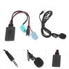 Qiilu Bluetooth Audio Cable 6 Pin Car Stereo Aux-in Adapter