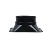 Geesatis 4 inch Duct Connector Flange,Metal Straight Pipe Flange Square