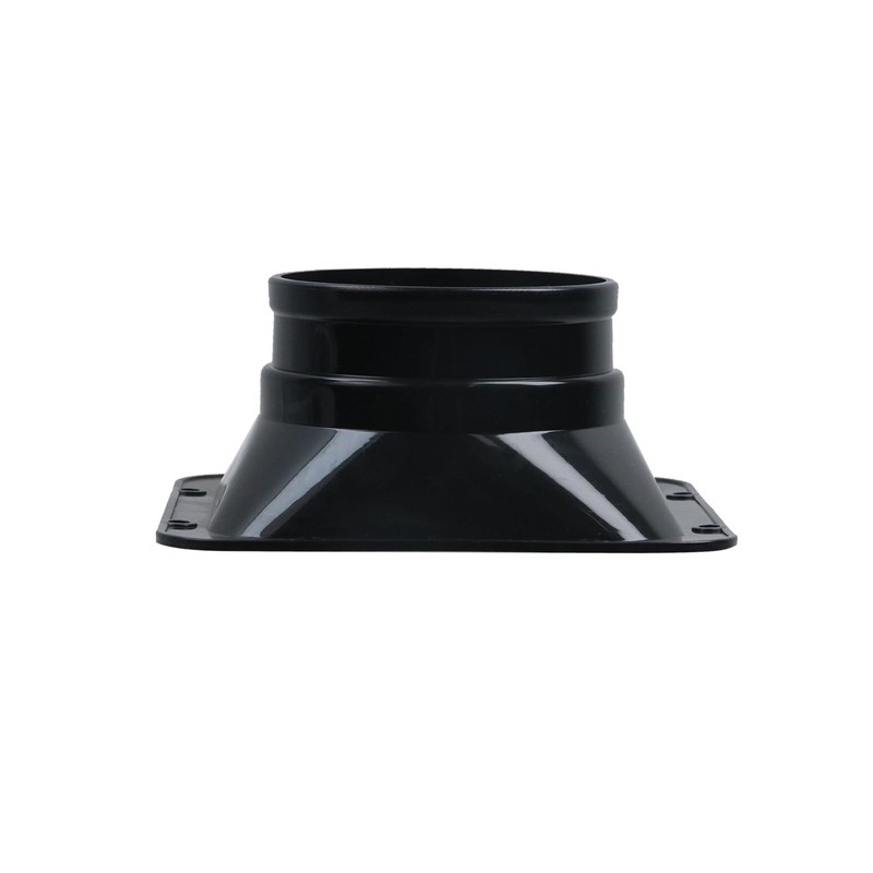 Geesatis 4 inch Duct Connector Flange,Metal Straight Pipe Flange Square