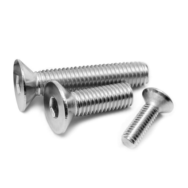3/8-16 x 1-1/4''(10 Pack) Flat Head Hex Socket Cap Screws