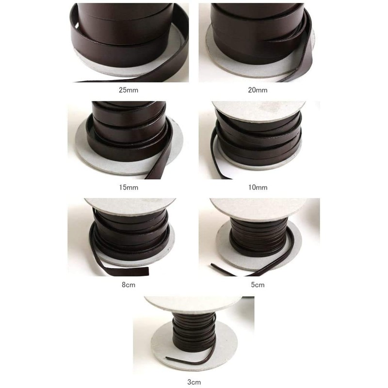 Nippon Chuko MTLS1003-3-1M Genuine Leather Tape, 0.1 inch (3 mm)